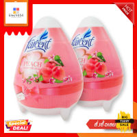 ฟาร์เซ็นท์ เจลปรับอากาศรูปไข่ กลิ่นพีช 170 กรัม x 2 ชิ้นFarcent Scented Egg Gel 170 g Peach x 2