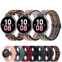 20mm Elastic Nylon Strap For Samsung Galaxy watch 5 4 Active 2 40mm 44mm/5 Pro 45mm/4 classic 42mm 46mm/3 41mm Band Bracelet Straps