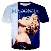 The Queen of Pop Madonna 3D Printed T-shirt Men Women Fashion Casual Harajuku Style Tshirt Hip Hop Streetwear Oversized Tops