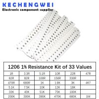 【jw】☍ 1206 SMD Resistor Assorted 1ohm-1M ohm 1 33valuesX 20pcs 660pcs Sample