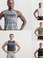 MASTER BUNNY CROSSFITLOGO Womens Short Vest NOBULL Moisture-wicking Sleeveless Vest Fitness Sports Lightweight