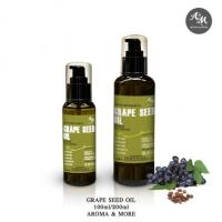 Aroma&amp;More  Grape Seed Oil - Refined น้ำมันเมล็ดองุ่น รีไฟน์, Spain (Cosmetic Grade) 100/200/1000ML