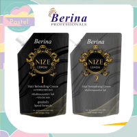 Berina Nize 500ml เบอริน่า ไนซ์ ไฮโดรไลซ์ ซิลด์ เบอร์ 1+2 500มล 2ถุง ครีมยืดผม สูตรยืดเร็ว น้ำยายืดผม เป็นธรรมชาติ ผมตรง ยืดโคน ดัดปลาย วอลุ่ม