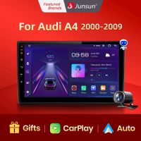 Junsun เครื่องเสียงรถยนต์ V1ไร้สาย,วิทยุอัตโนมัติแอนดรอยด์ Carplay สำหรับ Audi A4 2000-2009ที่นั่ง Exeo 4G 2Din Autoradio