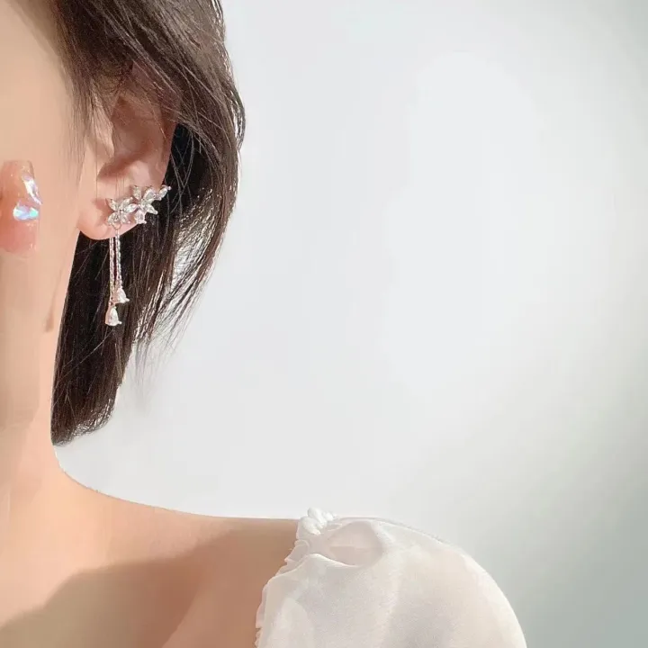 cod-new-one-piece-earrings-2022-new-trendy-ear-bone-clip-chain-female-ins-net-red-super-fairy