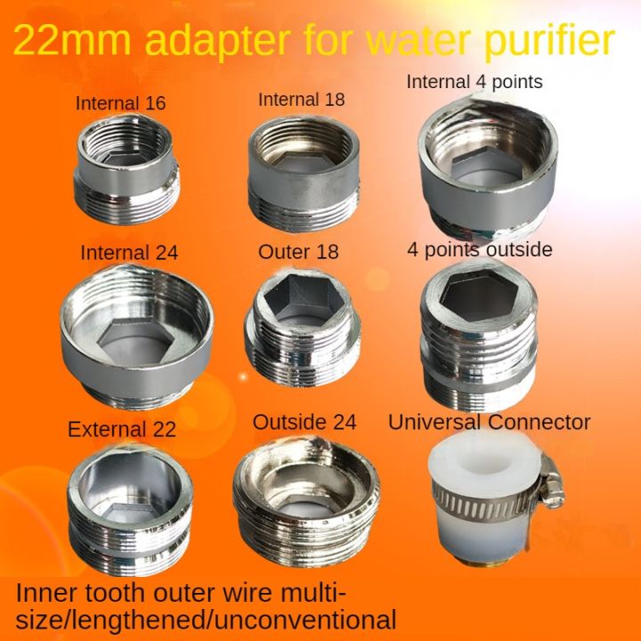 Faucet Adapter Internal Thread Connection Water Purifier 22mm Exterior 