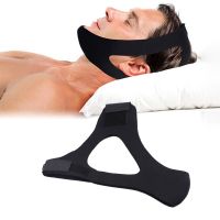 【cw】 2 Pcs Anti Snoring Headband Chin Belt Mask Anti Snoring Belt Stop Snoring Sleep Apnea Jaw Care Triangle Sleep Support Home ！