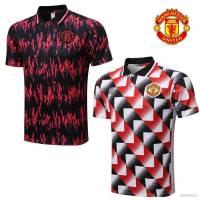 เสื้อโปโลแขนสั้น ลายทีมชาติฟุตบอล MU 2022-2023 ชุดเหย้า สําหรับผู้ชาย และผู้หญิง