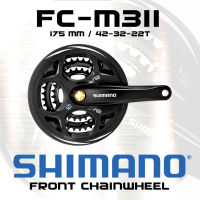 จานหน้าจักรยาน Shimano Front Chainwheel FC-M311/ Arm length 175 mm / 42/32/22 T