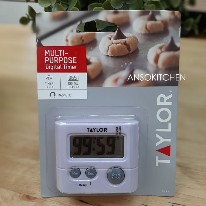 Taylor Multi-Purpose Digital Timer นาฬิกาจับเวลาสำหรับเครื่องครัวหรือเครื่องชงกาแฟ ยี่ห้อ Taylor แบรนด์อเมริกา (เครื่องครัว)