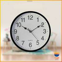 TOP นาฬิกาแขวนทรงกลม นาฬิกาเดินเงียบ เรียบง่ายและมีสไตล์ wall clock