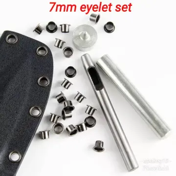 50Pcs Eyelets for DIY Kydex Sheath 6Mm Rivet Hand Tool 