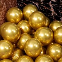 10/20/30 Pieces 5/12 Inch Metallic Shiny Pearl Latex Balloons Gold Blue Metallic Balloons Birthday Party Wedding DecorationsBaby Balloons