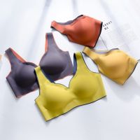 Thailand Latex underwear sports seamless plus size comfort concentrated gathering ladies vest style