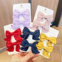 Childrens hair clip bow headwear new little girl hair accessories summer girls net red clip baby hair clip Hair Accessories