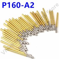 100PCS P160 A2 Spring Test Probe P160 A Metal Brass Test Pin Test Probe Sleeve Length 24.5mm Pogo Pin