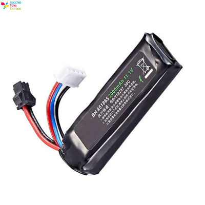 LT【ready stock】Water Gun Lithium Battery 11.1v 2000mah Plug 451865 Lithium Battery Accessories 30c Discharge Accessories【cod】