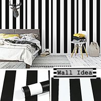 Wall Ideas วอลเปเปอร์สติ๊กเกอร์ติตผนัง PVC มีกาวในตัว ขนาด 45 cm x 10 M #ลายโมเดิร์น