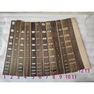 1Pcs เรซิ่น Shell Inlayed ไม้ 6 String 22 Fret กีตาร์ Fingerboard คอกีตาร์ไฟฟ้าส่วน Rosewood Fretboard อุปกรณ์เสริม-ZOK STORE