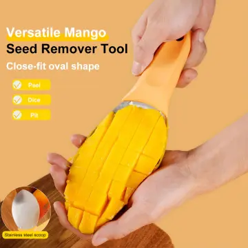  Mango Slicer Separator Mango Splitter Cutter Divider Cuber Pit  Remover Fruit Diced Tool Kitchen Supplies (Mango Slicer): Home & Kitchen