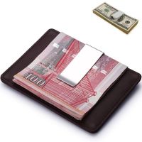 Holder Silver Metal Clamp Money Clip Credit Card ID Clips Cash Clamp Wallet
