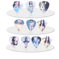 SOACH 10pcs 0.71mm sexy Beautiful Football baby quality two side earrings pick DIY design Guitar Accessories pick guitar picks