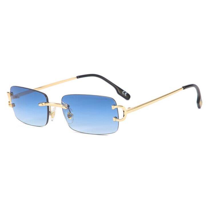 hbk-retro-rimless-sunglasses-for-women-men-small-square-gold-frame-brand-design-tea-shades-rectangle-uv400-zonnebril-eyewear