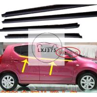 4ชิ้นสำหรับ Suzuki CELERIO 2009 2010 2011 2012รถนอกหน้าต่างปั้น Weatherstrip ซีลเข็มขัดแถบสภาพอากาศพลาสติกตัด