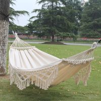 【LZ】❁㍿  Sanjia-Duplo Outdoor Camping Hammock Leisure Supplies Equipamentos de Camping Caminhadas Acessórios Continente China China