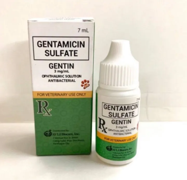Gentin (Ophthalmic) Eye Drops for Dogs and Cats 7ml Lazada PH