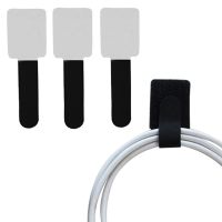 30pcs Self adhesive Data Cable Tie Reusable Cord Management Fixed Hook Loop Power Wire Earphone Line Cable Storage Organizer