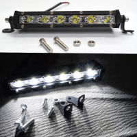 LED Light Bar Work Lamp 18W 7Inch Slim Single Row Spot Flood Beam Mini Automobile Headlights Car Fog Light Offroad Truck Moto