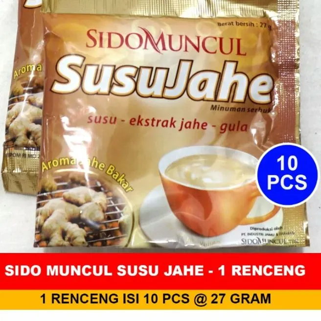 Sido Muncul Susu Jahe 10 Sachet 27gr Lazada Indonesia 8517