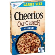 Ngũ cốc ăn sáng hạnh nhân Cheerios Oat Crunch Almond, 18,2 oz hộp lớn