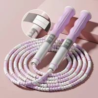 Slub Training Equipment Gym Exercise Adjustable Skipping Rope TPU Beads Jump Ropes Rope for Kids