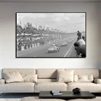 24ชั่วโมง Le Mans Racing Victory ภาพวาดผ้าใบ Nordic พิมพ์โปสเตอร์ Wall Art Aesthetic รูปภาพสำหรับห้องนั่งเล่นตกแต่งบ้าน Cuadros