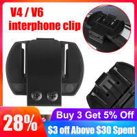 V6 V4 หมวกกันน็อค Intercom Clip Mounting Bracket อุปกรณ์เสริมสำหรับ V6 V4 Full Duplex รถจักรยานยนต์ Bluetooth-compatible Intercom ชุดหูฟัง-Soneye