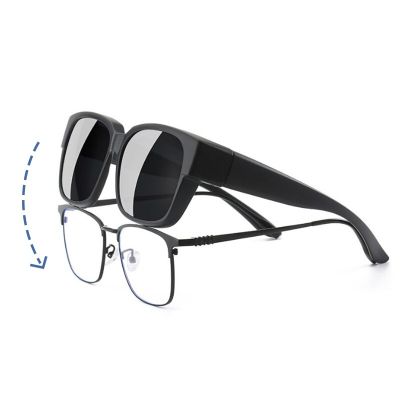 แว่นกันแดดผู้ชายโพลาไรซ์เหมาะสำหรับใส่แว่นตา,กระเป๋าขับรถ,แว่นตา,แว่นตาตกปลา,จักรยานและแว่นตากันแดดเดินป่า