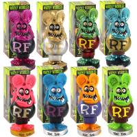 18เซนติเมตร8รุ่น Boneka Kepala Bojonk Tikus Gila PVC Oh Aksi Mainan โมเดล Ratfink Undekorasi Mobil Boneka