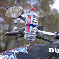 ∏﹍ Motorcycle Bottle Holder Bicycle Holder Modification Portable For Riding Water Cup Holder Set Detachable Outdoor Travel Supplies