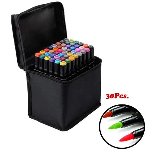 Good Quality 30Pcs. Art Markers Set Double Headed Artist Permanent Sketch Alcohol Base Color Marker for Portrait Anime Drawing | Lazada PH Good Quality 30Pcs. Art Markers Set Double Headed Artist Permanent Sketch Alcohol Base Color Marker for Portrait Anime Drawing | Lazada PH