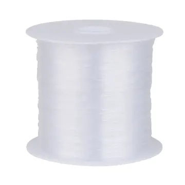 1Roll Clear Nylon Wire Fishing Line Beading Thread 0.4mm about