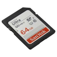 Sandisk Ultra Sdxc Uhs I Class 10 การ์ด Sd (120Mb / S) 64Gb Sdsdun4 064G