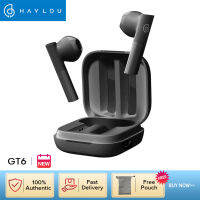 （Free Pouch）Haylou GT6 Automatic Pairing Bluetooth 5.2 Earphones ,Mono and AAC Stero Sound Wireless Low Latency Headphones