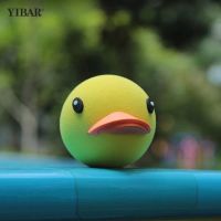 【CW】 1Pc yellow duck car antenna pen topper aerialball decor toy ornament