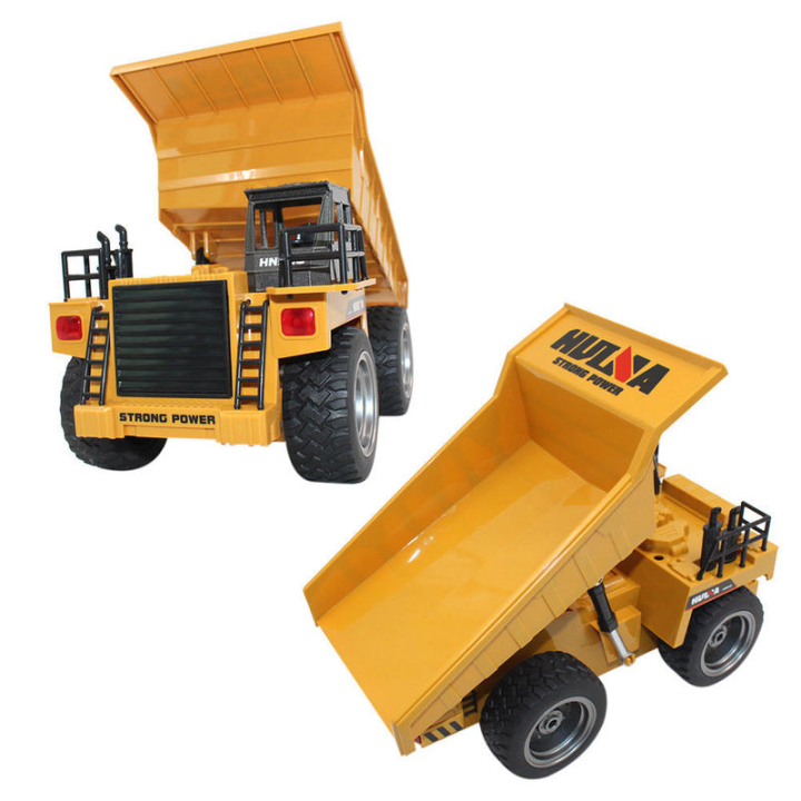 huina-toys-1540-dump-truck-scale-1-18-รถตักดินบังคับวิทยุไร้สายสามารถหมุนได้ถึง360องศาใช้งานได้เหมือนกับรถจริง