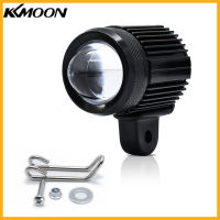 [Car Light]KKmoon รถจักรยานยนต์จุดไฟรถจักรยานยนต์ LED ขับรถแสงไฟตัดหมอกสีคู่6000พันสีขาว3000พันสีเหลือง30วัตต์นำสปอตไลสำหรับรถจักรยานยนต์รถยนต์รถแทรกเตอร์รถบรรทุกรถ ATV SUV เรือ