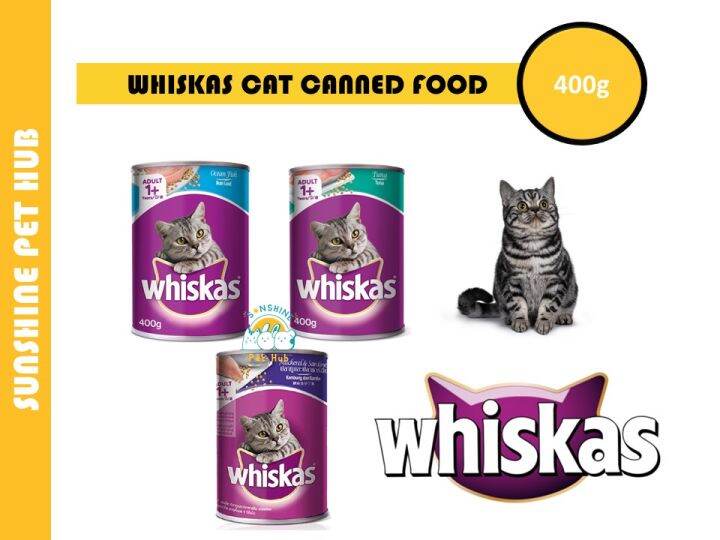 Whiskas Cat Canned Cat Wet Food 400G Lazada