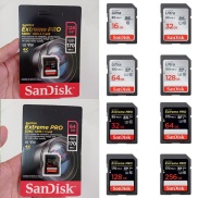 Thẻ nhớ SD Sandisk 32G 64G Ultra Class 10 và Extreme Pro tốc độ cao cho