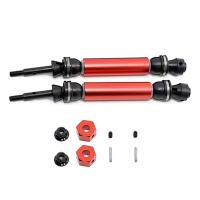 2Pcs Metal Rear Drive Shaft CVD for 1/10 Traxxas Slash Rustler Stampede Hoss VXL 4X4 2WD RC Car Upgrade Parts